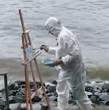 painting Hamburg Kitsch